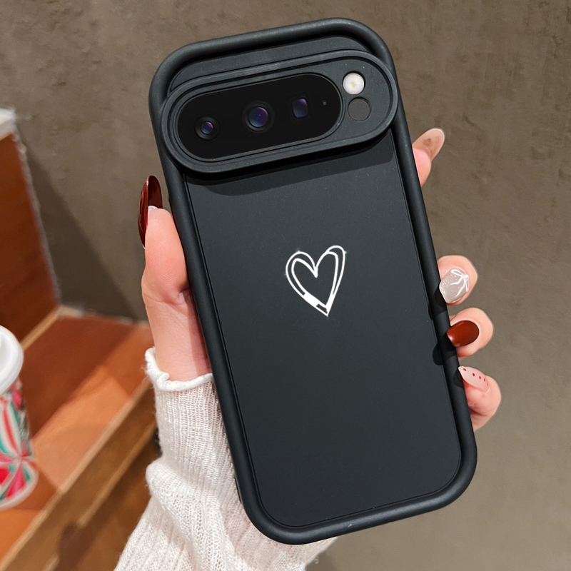 Google Pixel 9 Pro - Einfache Liebesmuster-weiche Hülle für Google Pixel