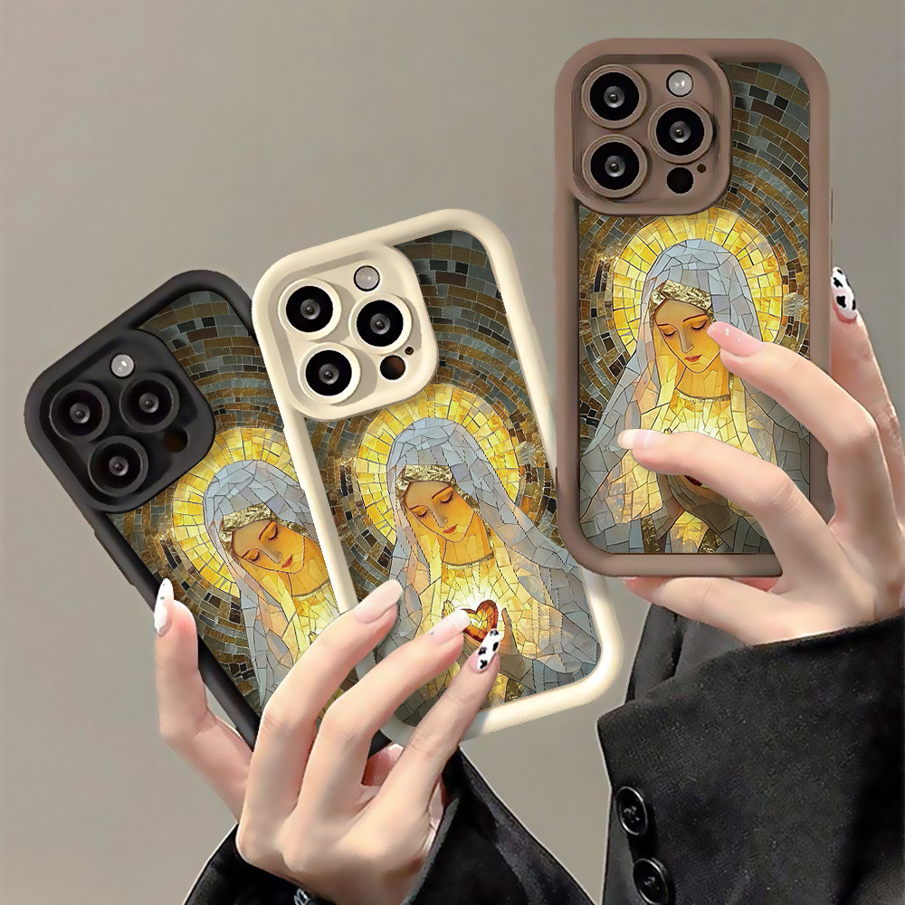 Retro Kirchen-Buntglas-Handyhü – Apple Iphone 15 Bewertung und Preis