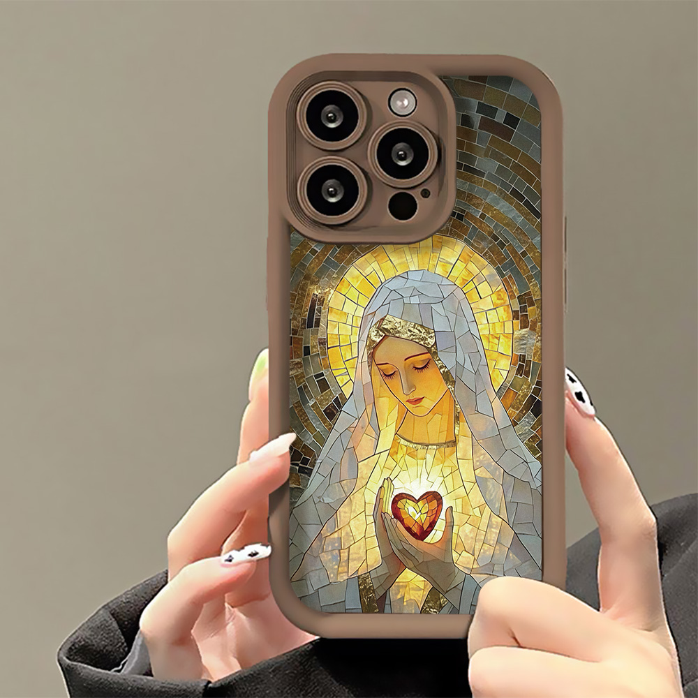 Retro Kirchen-Buntglas-Handyhü – Apple Iphone 15 Bewertung und Preis